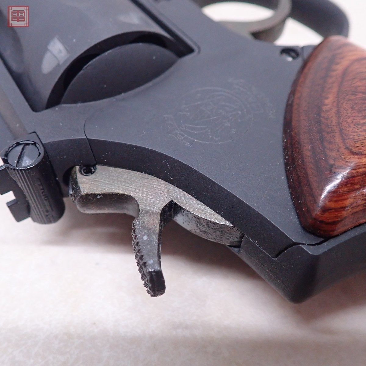 HWS モデルガン S&W M19 コンバットマグナム 4インチ 木製グリップ