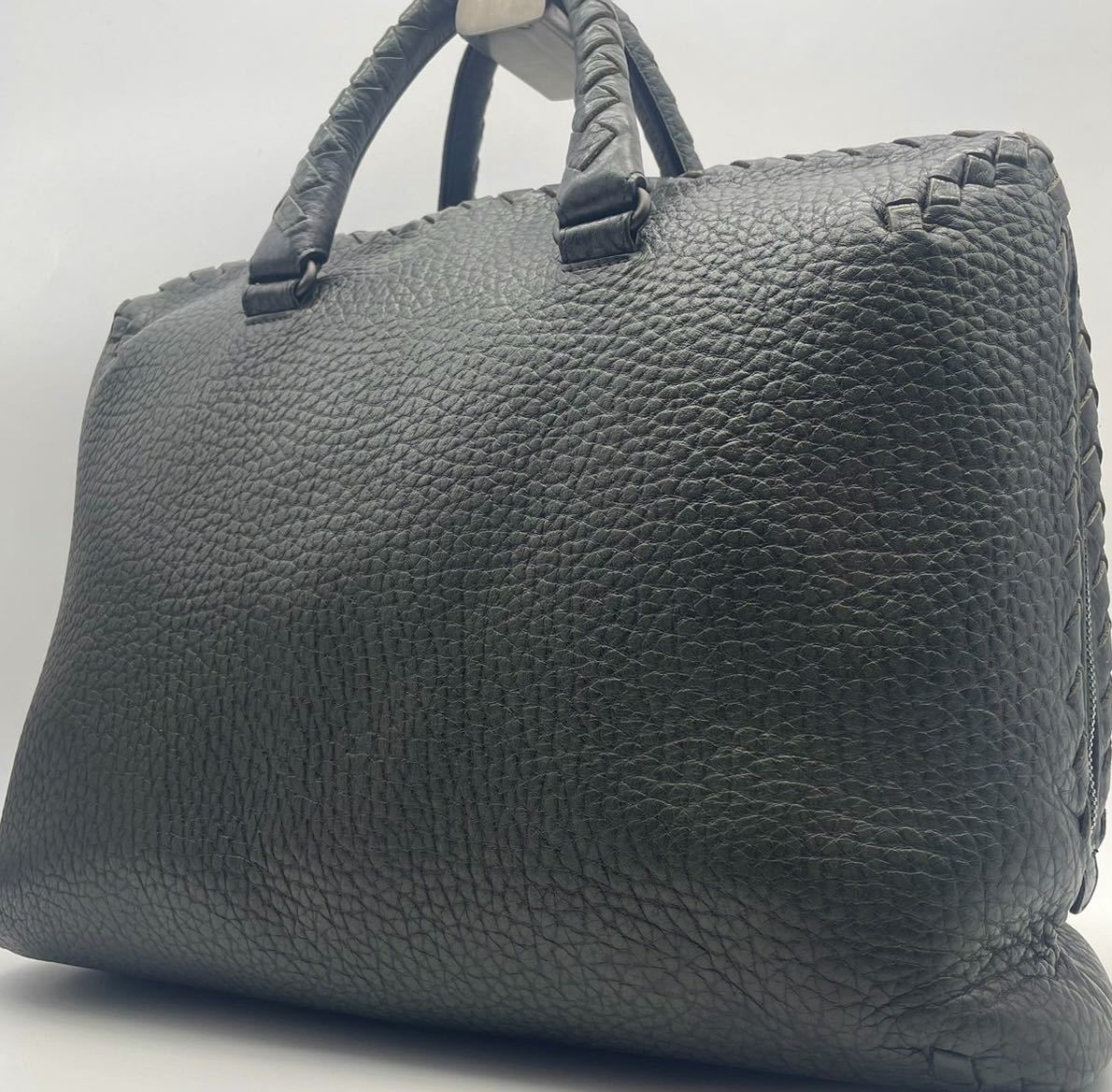 1円《美品》BOTTEGA VENETA ボッテガヴェネタ エンボスレザー ビジネス