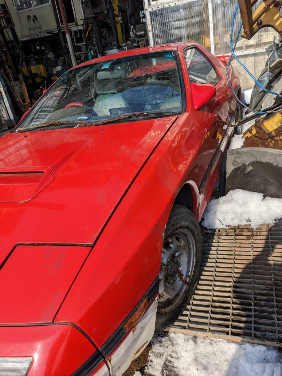 マツダ Yahoo!オークション RX-7抹消書類有腐食多不動車キー無しタイヤ 