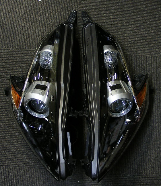 美品】Z34 フェアレディZ 純正 ヘッドライト 左右 中古 破損なし 