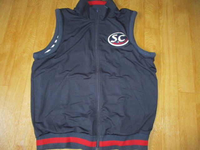 シナコバマリン お洒落ゴルフ リバーシブルベスト・ジャケット　美中古 サイズL