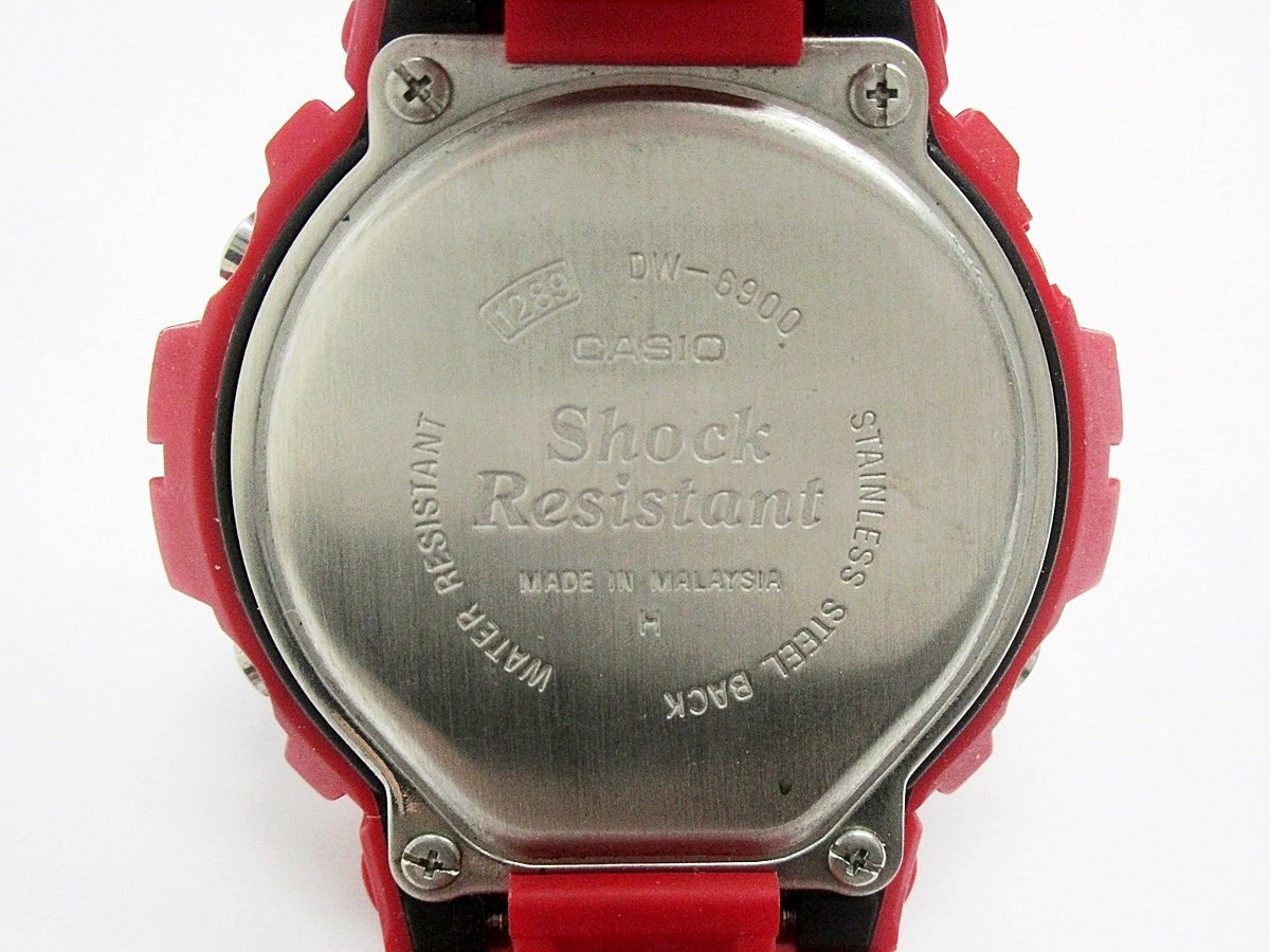 CASIO カシオ G-SHOCK Gショック FOX FIRE DW-6900 1289 デジタル 