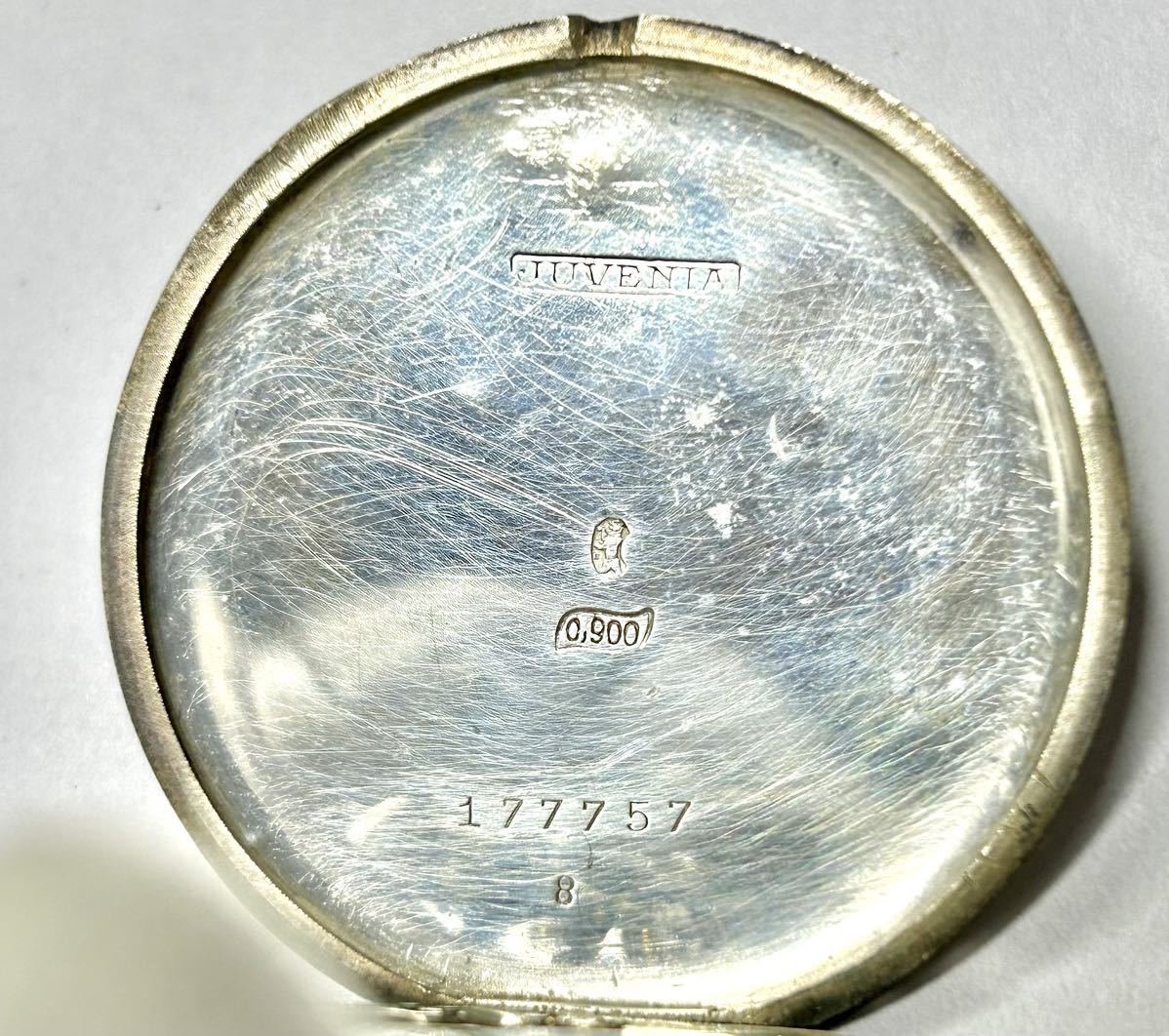 1円〜 ☆T 流通少 銀製 ジュベニア JUVENIA 懐中時計 シルバー900 総