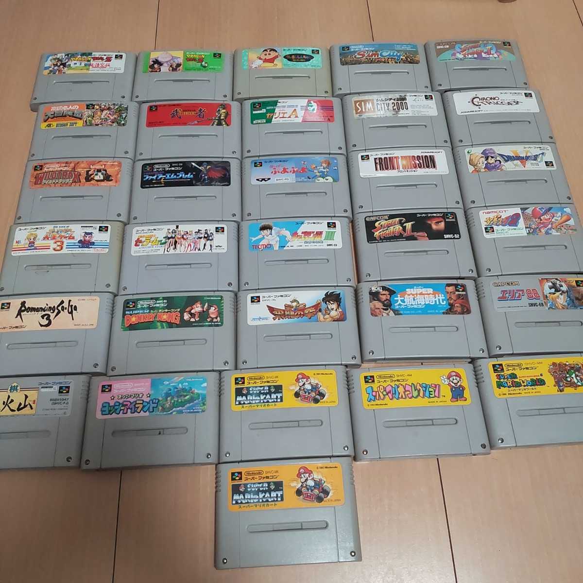 スーパーファミコン ソフト 中古品 ジャンク品 ３１本