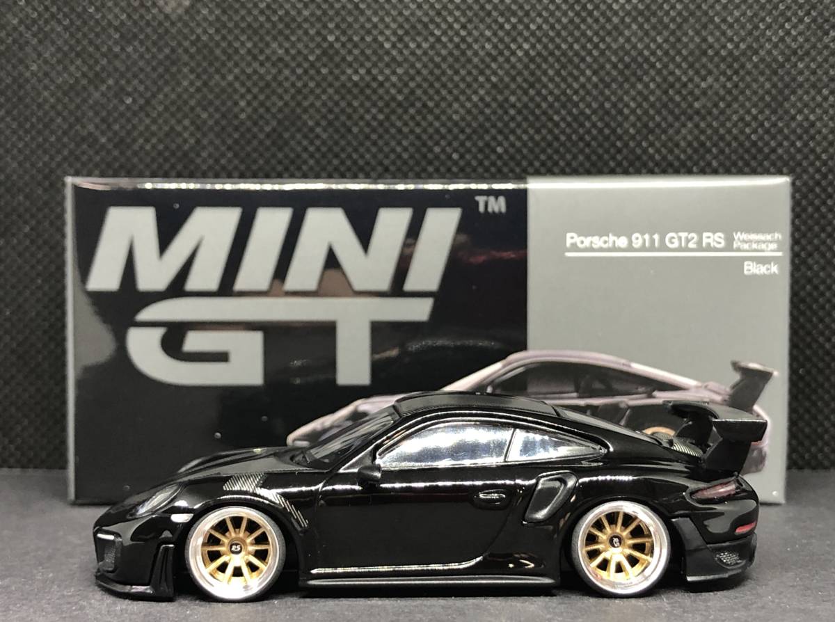 TSMモデル 1/64 Porsche 911(991) GT2 RS Weissach Package Black LHD