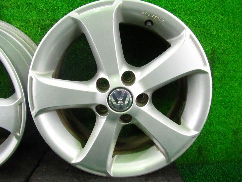 VW フォルクスワーゲン POLO ポロ 6RCBZ 15×6J +40 PCD100 5穴 純正 