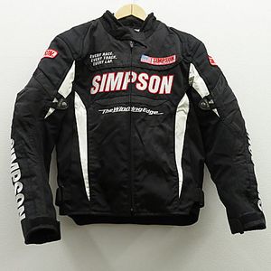 SIMSPON メッシュバイクジャケット 黒系パッド、インナー入り