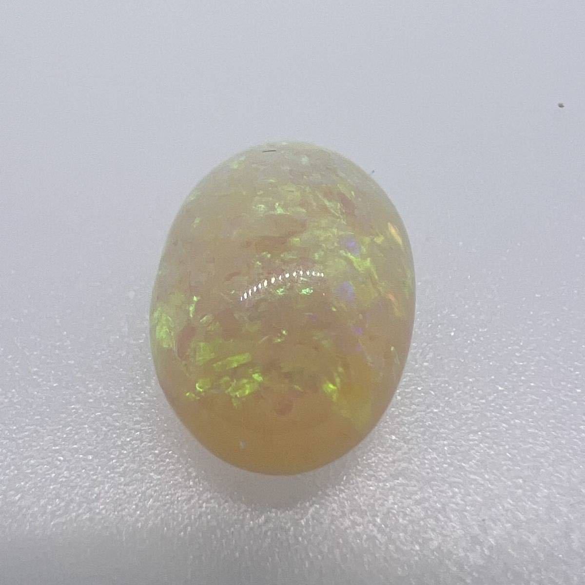 1円~【ルース】極遊色 天然 オパール 4点 総15.118ct ソーティング付