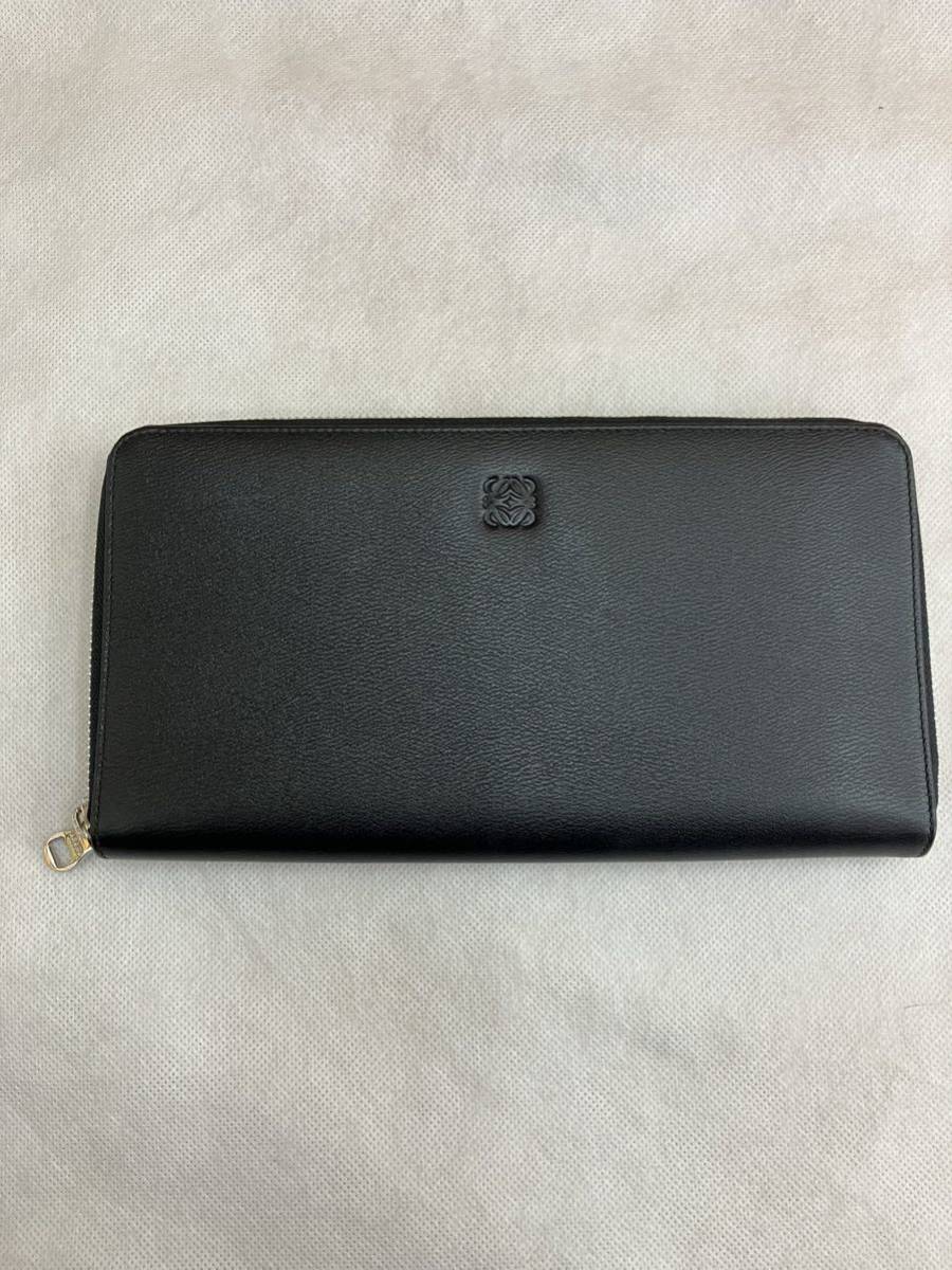 LOEWE 財布 TEXTURA LEATHER ラウンドファスナー長財布 ロエベ LOEWE