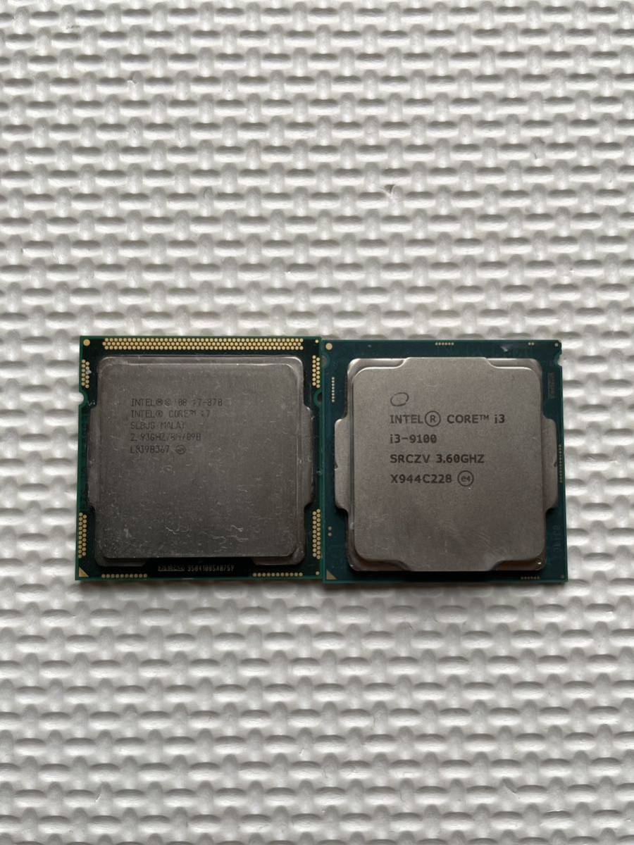  INTEL CPU CORE i7-860 SLBJJ 2.80GHZ INTEL CPU CORE i3-9100 SRCZV 3.60GHZ 2個(Core i7)｜売買されたオークション情報、yahooの商品情報をアーカイブ公開 - オークファン Core i7