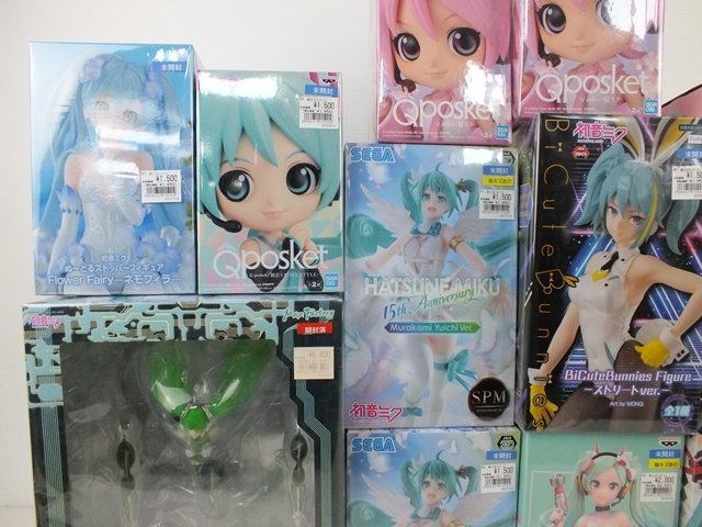 [BC-3-2] 初音ミク マックスファクトリー 他 プライズ フィギュア まとめ売り 開封未開封混在 ジャンク 桜ミク/レーシングミク etc.
