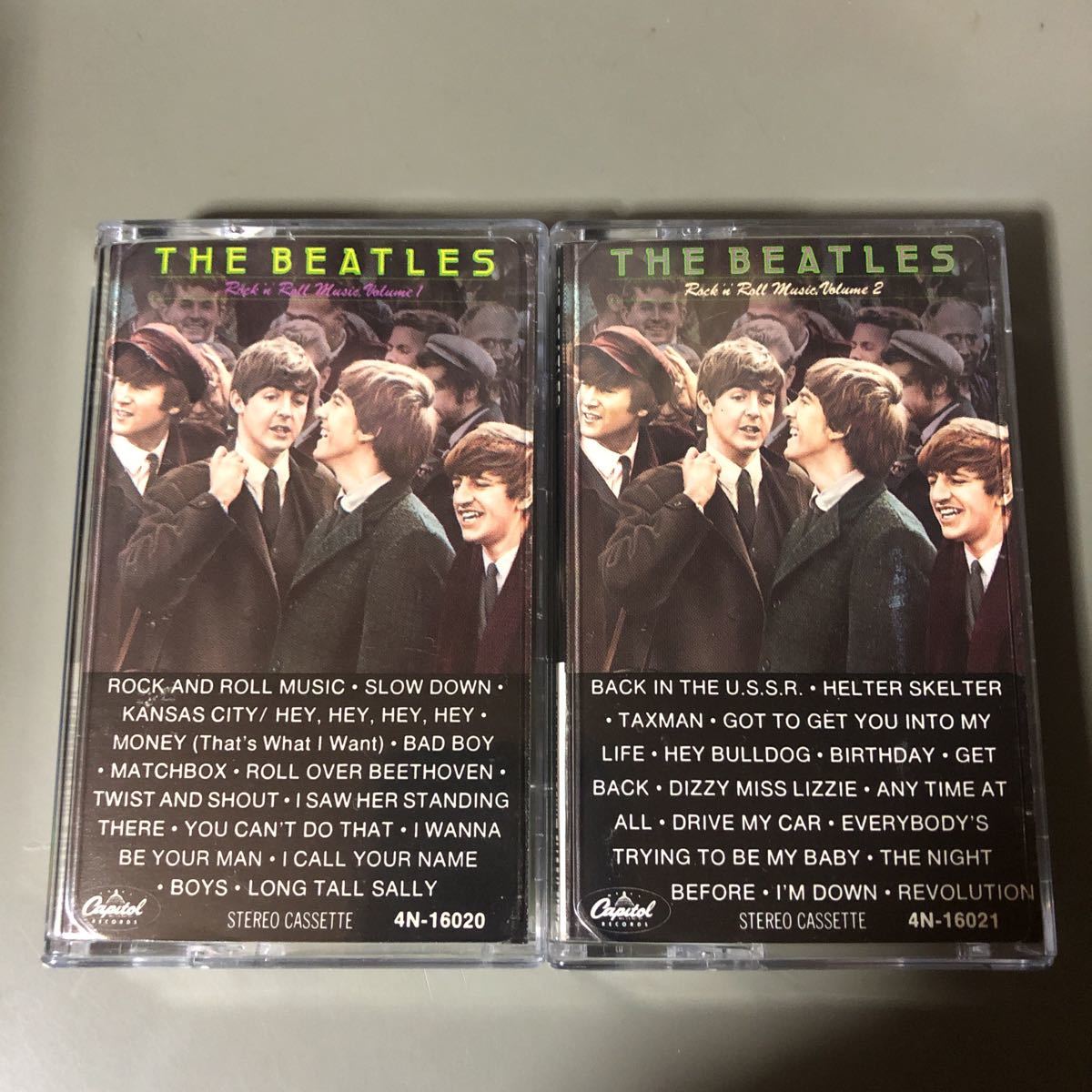ザ・ビートルズ　ロックン・ロール・ミュージックVOL.1&2 USA盤2本組カセットテープ▲