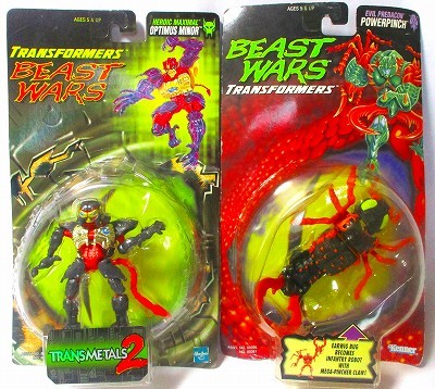 トランスフォーマーの平行輸入品　『オプティマス マイナー』と『パワーピンチ』の２体セット　未開封・新品　