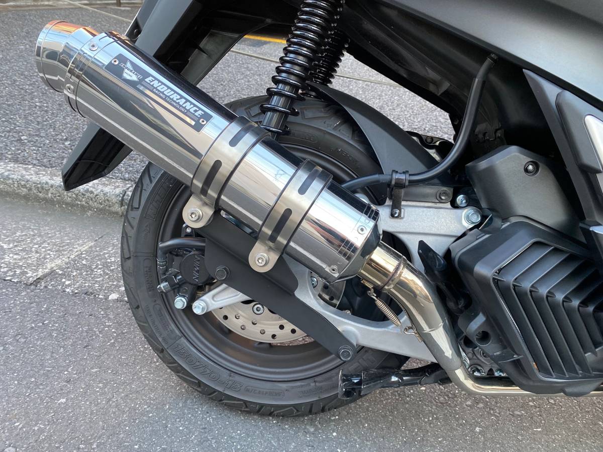専用出品 PCX JK05 エンデュランス hi-POWER SPORTS マフラーTYPE R ステンレス