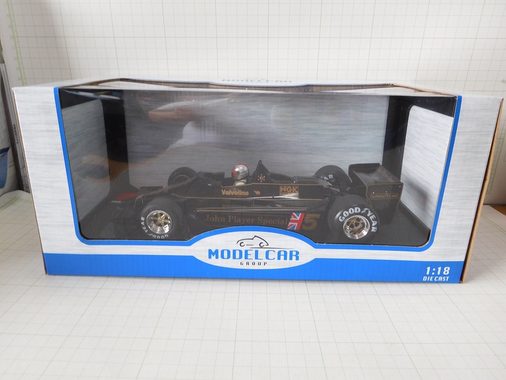 O⑨ ロータス79 ミニカー 1⁄18 マイケル・アンドレッティ JPS仕様