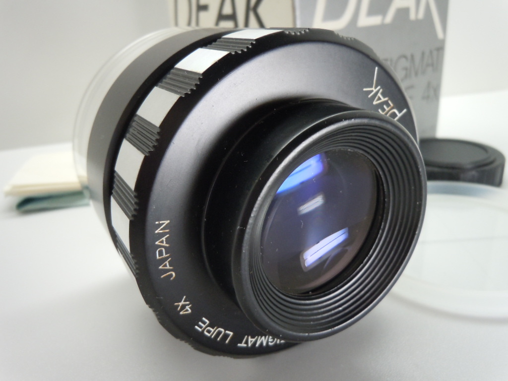 PEAK ANASTIGMAT LUPE 4X 7X セット ピントルーペ 石好きによるルーペ