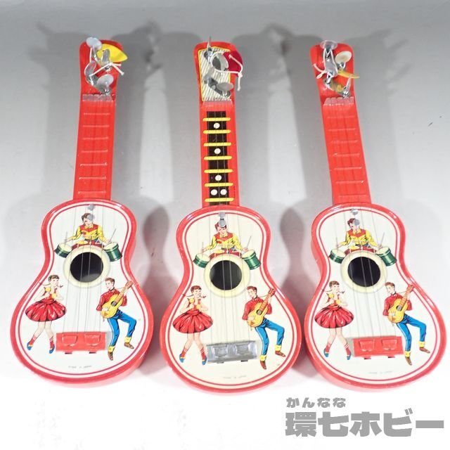 2RA19◇当時物 昭和レトロ ウクレレ ブリキ 玩具 日本製 まとめ/古い