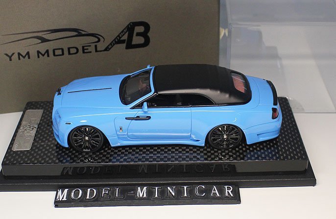 △超絶版！Baby Blue！世界限定30台！YM 1/43 ロールスロイス Rolls