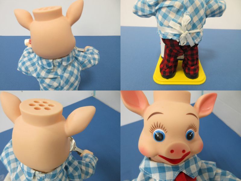 091 PIGGY COOK ピギーコック ブリキ人形 フィギュア ヨネザワ玩具 