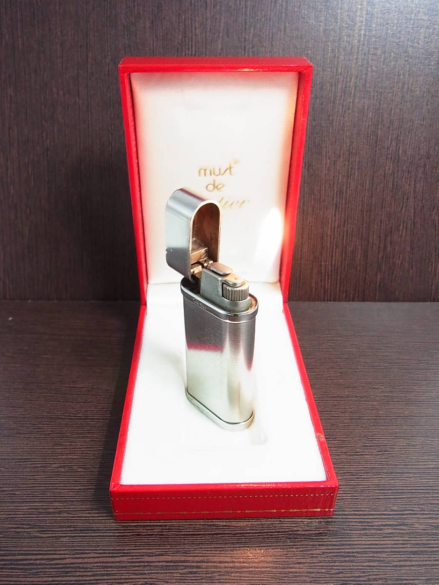 【定番，SALE】 良品 Cartier カルティエ ガス ライター 着火 火調整 確認済み ガス漏れなし 箱 ケース 付 ゴドロン(カルティエ)｜売買されたオークション情報、yahooの商品情報をアーカイブ公開 - オークファ カルティエ
