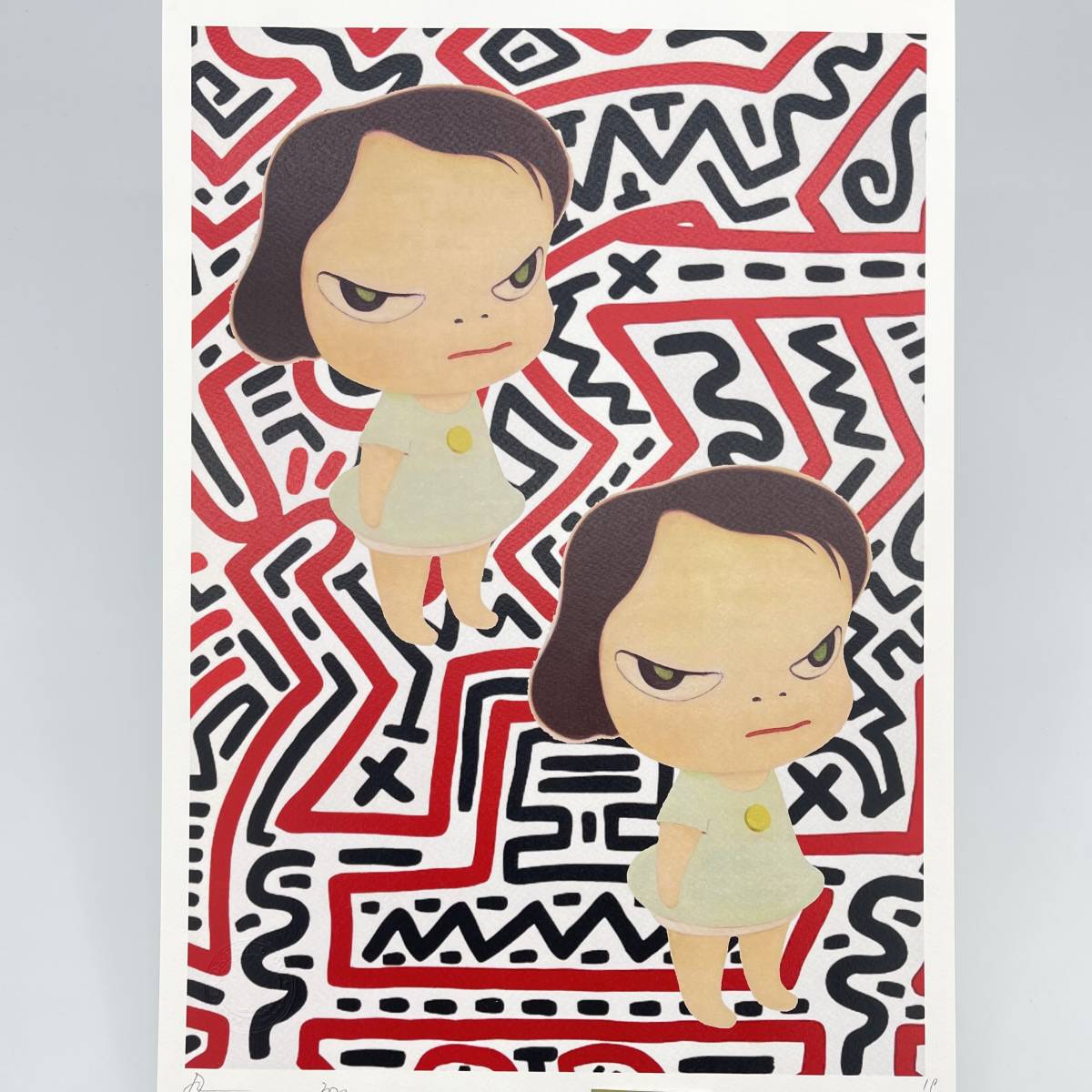 DEATH DEATH NYC アートポスター 奈良美智 ゴッホ 星月夜 ロッタちゃん