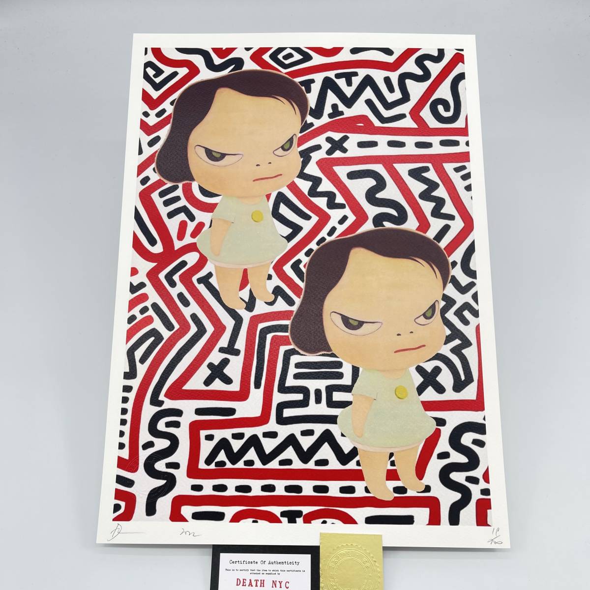 DEATH NYC 世界限定 アートポスター 奈良美智 YOSHITOMO NARA ロッタ 