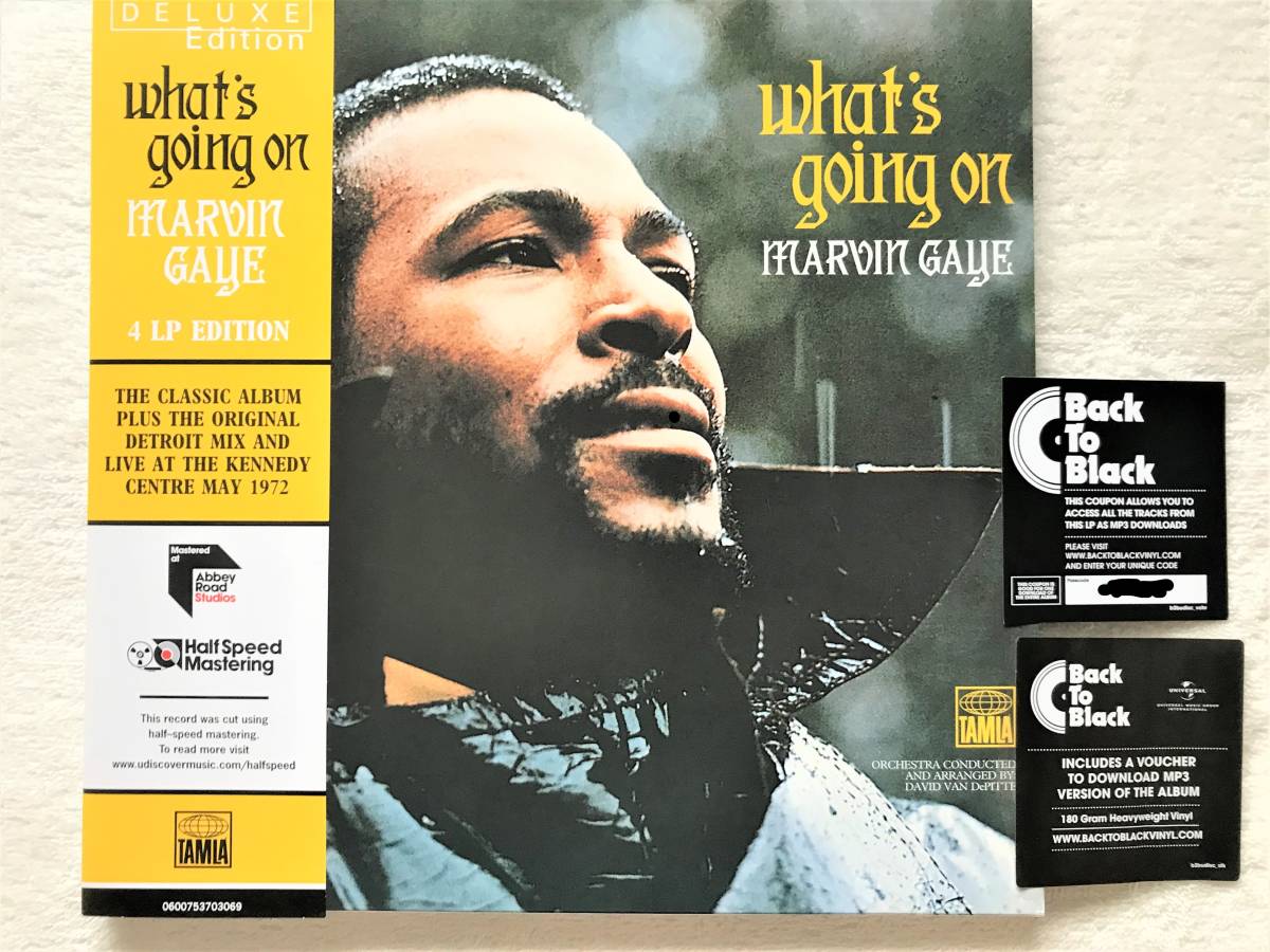 マーヴィン・ゲイ 初回What's Going Onオリジナル・デトロイトMIX