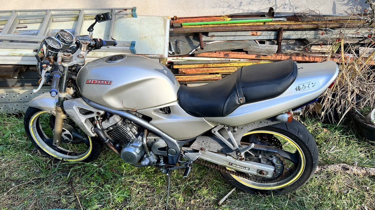 Kawasaki バリオス 1型 a3 シャンパンゴールド 不動車(126cc-250cc 