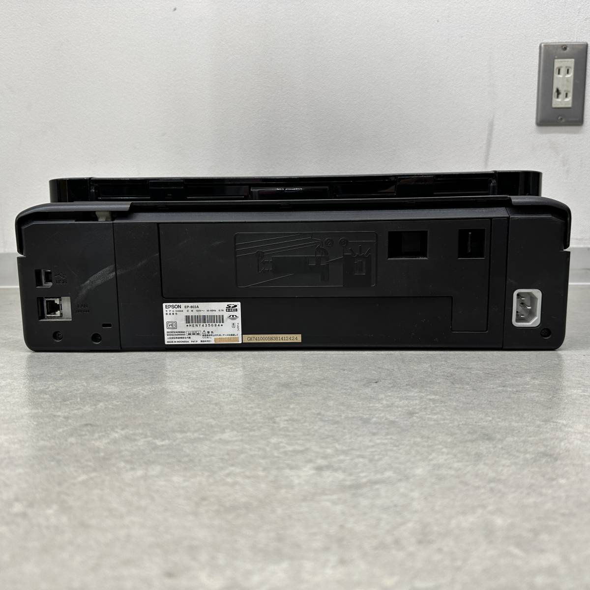 EPSON EP-803A C432A EPSON カラリオ インクジェット プリンター A4 通電OK タッチ操作可 印字確認済