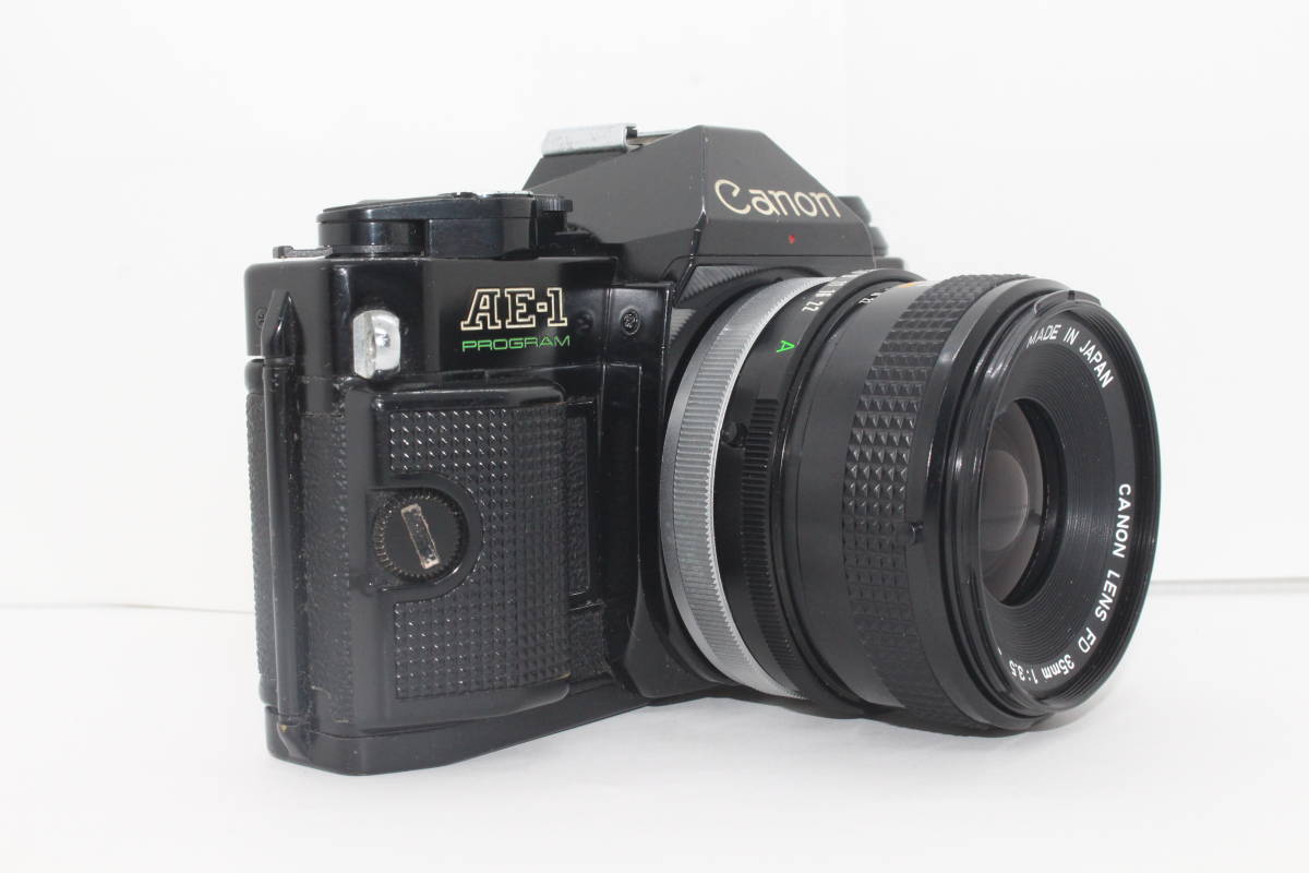 ☆訳あり大特価☆キャノン CANON AE-1 PROGRAM + CANON FD 35mm F3.