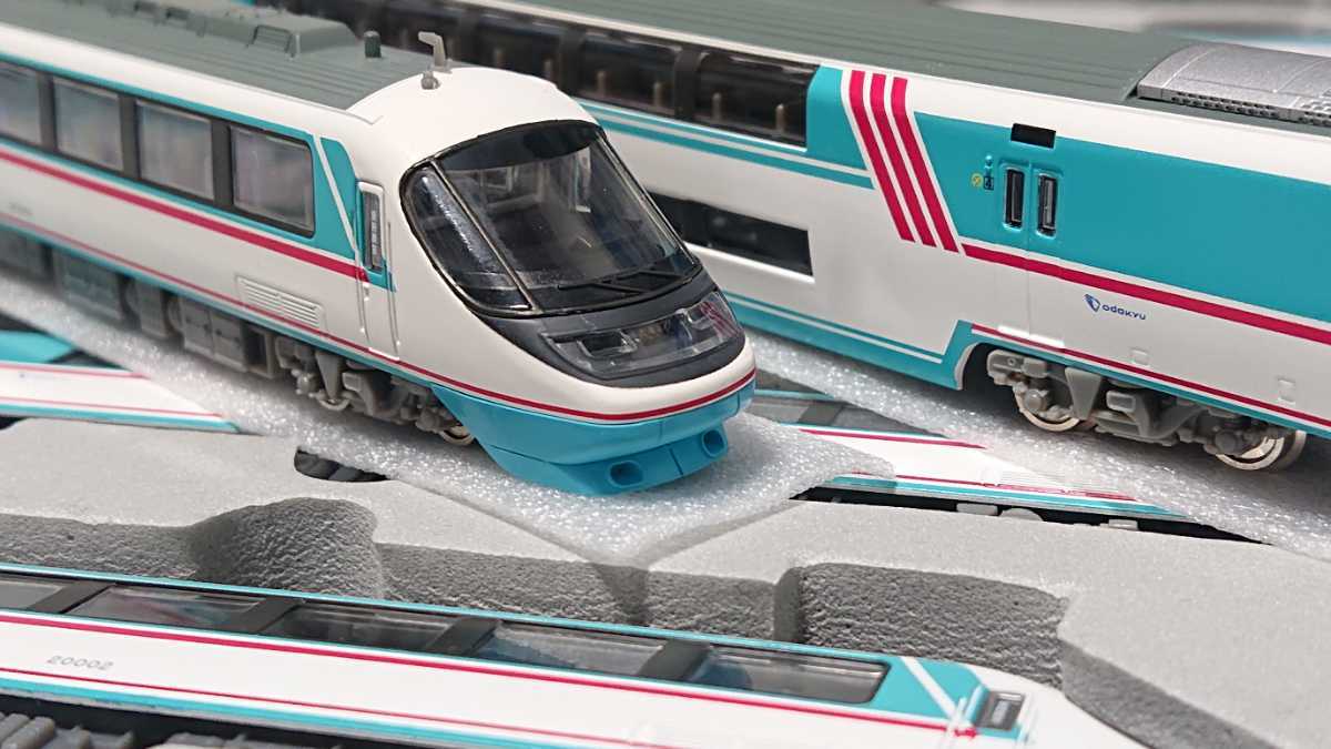 ■希少2次ロット■小田急20000形RSE『あさぎり』7両セット■湘南マリン号/MODEMO/NP501/モデモ■371系との組合わせに■