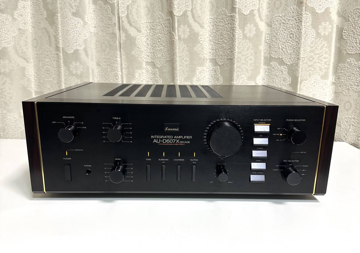 AU-D607X プリメインアンプ DECADE SANSUI サンスイ Decade 音出しOK 