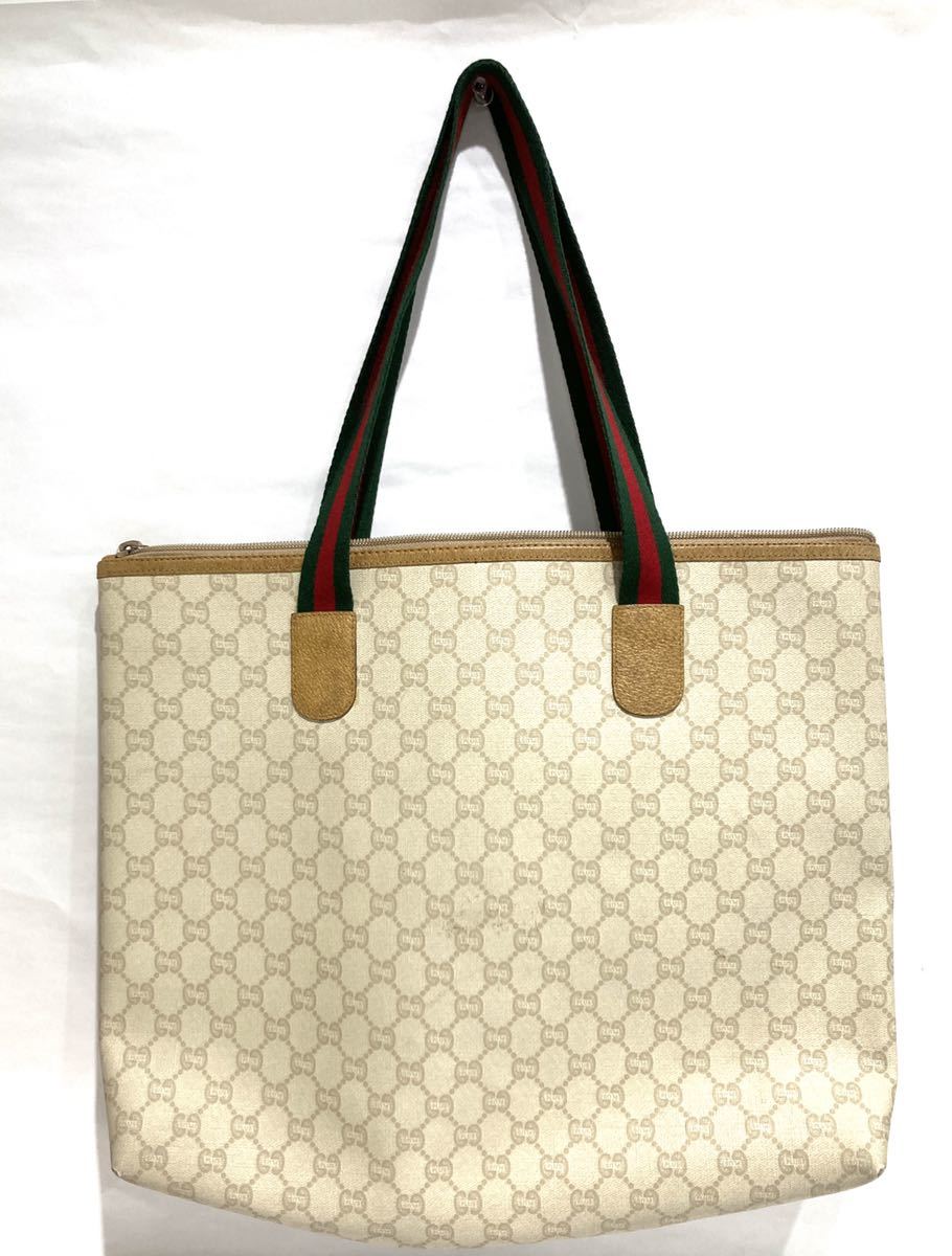 ak-419 グッチ GUCCI PLUS トートバッグ GG柄 シェリーライン