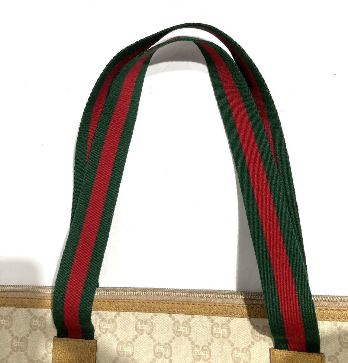 ak-419 グッチ GUCCI PLUS トートバッグ GG柄 シェリーライン