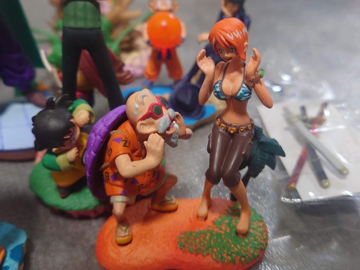 ドラゴンボールカプセル ネオ with ONEPIECE ワンピース 彩色 7種+
