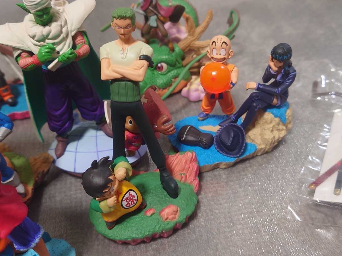 ドラゴンボールカプセル ネオ with ONEPIECE ワンピース 彩色 7種+