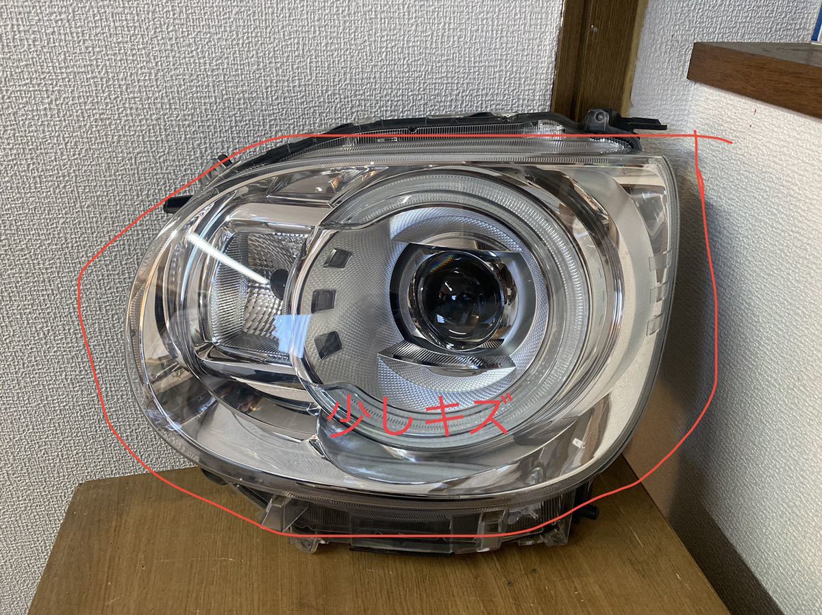 LA800S/LA810S ムーヴキャンバス 純正 左ヘッドライト/左ヘッドランプ 
