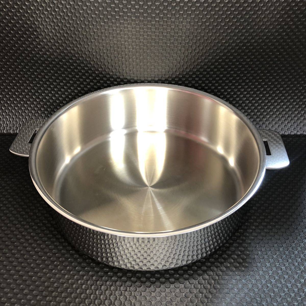 ◆CRISTEL クリステル 両手鍋◆ シルバーカラー 調理器具 両手鍋 20cm CRISTEL　クリステル