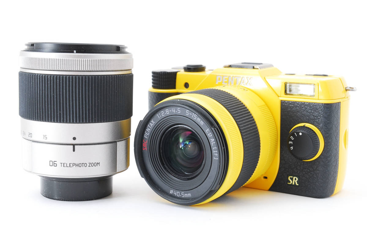 PENTAX ペンタックス PENTAX Q7 レンズキット イエロー 元箱付き #3770