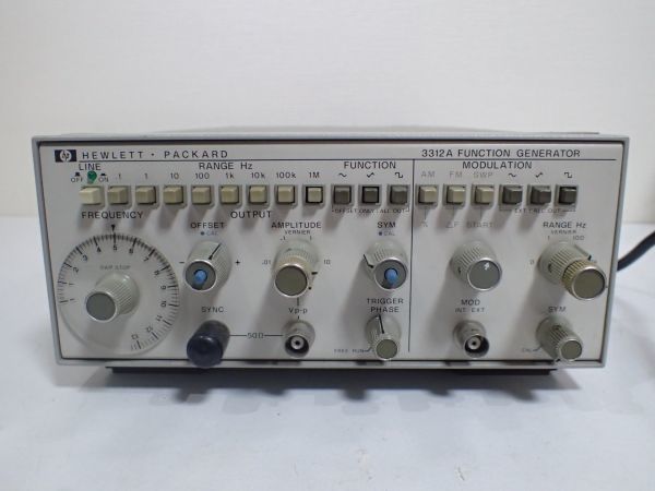 100%新品，品質保証 豊J6-529/1J Hewlett-Packard ファンクション ジェネレータ3312A 品(電気計測器)｜売買されたオークション情報、yahooの商品情報をアーカイブ公開 - オークファン 電気計測器