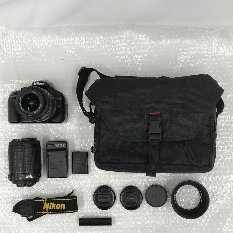 【BBAM9002】Nikon D5200・レンズ2点 おまとめ デジタル一眼レフ