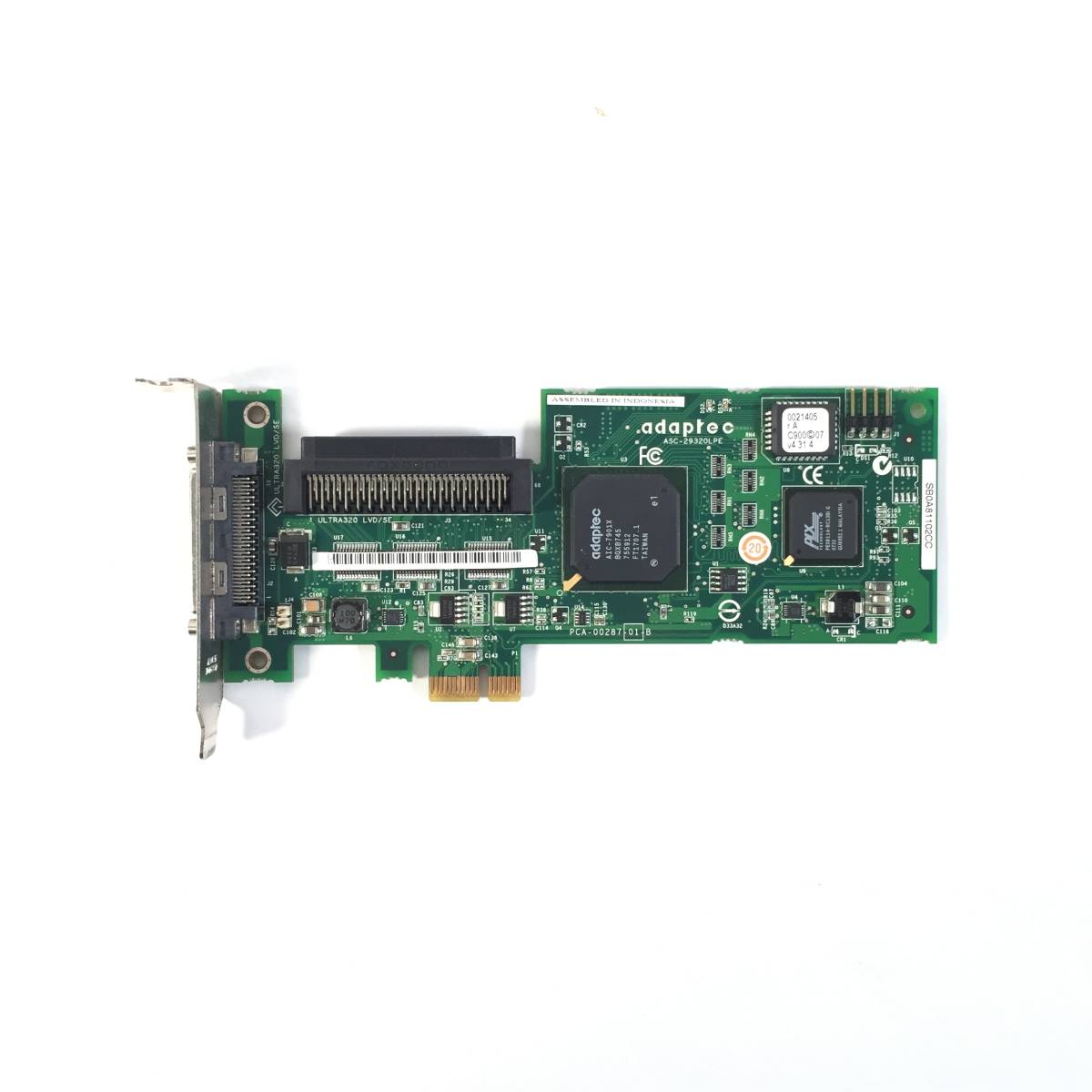 S5021770 Adaptec ASC-29320LPE SCSI カード 1点 現状お渡し品(カード