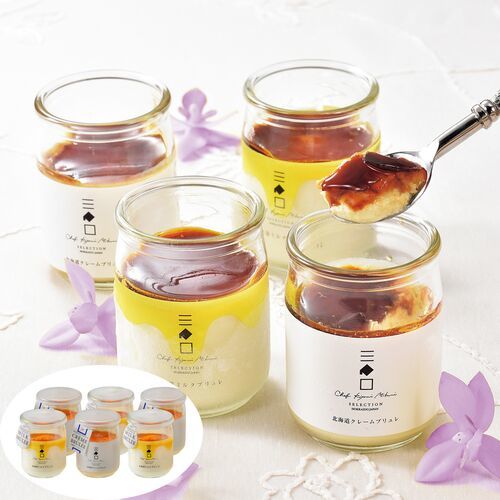 【送料無料】三國推奨 北海道クレームブリュレ・ミルクブリュレセット／大人気のクレームブリュレにミルクブリュレセットが登場！005