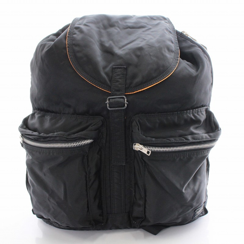 ポーター PORTER リュックサック デイバッグ タンカー ナイロン 黒 ブラック /IR ■GY03 メンズ