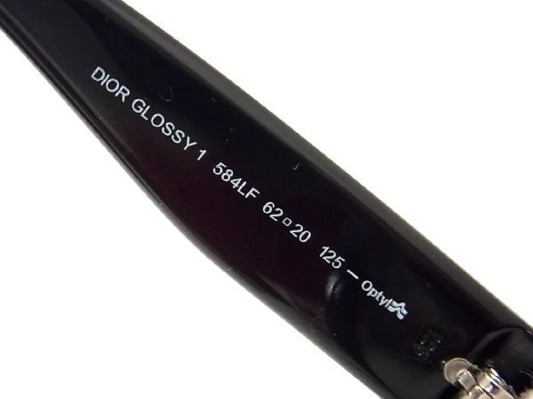 1円 □美品□ Christian Dior ディオール DIOR GLOSSY 1 584LF 62□20