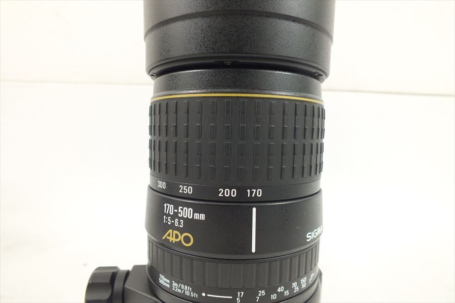 □ SIGMA シグマ レンズ 170-500mm 1:5-6.3 ソフトケース付き 中古
