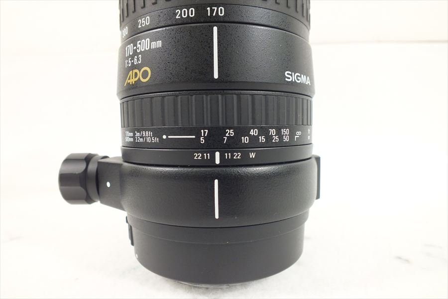 □ SIGMA シグマ レンズ 170-500mm 1:5-6.3 ソフトケース付き 中古