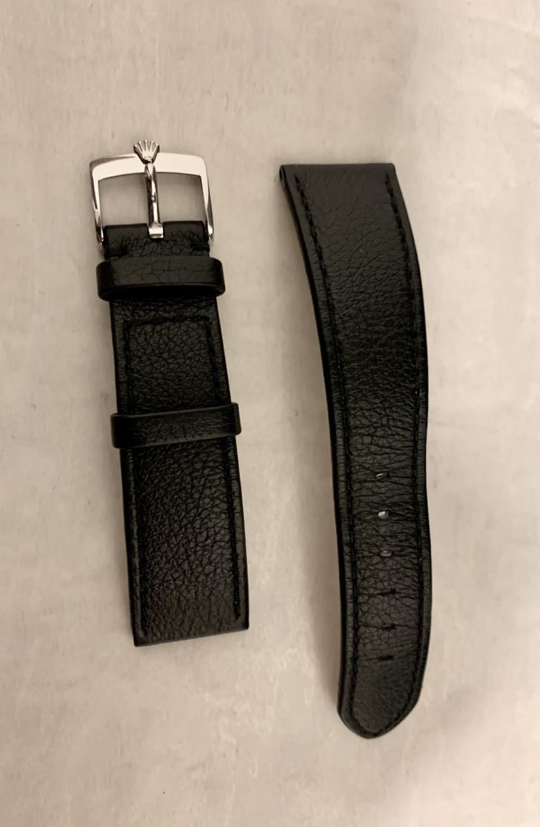 ROLEX ロレックス 純正革ベルト 20ミリ 純正シルバー尾錠