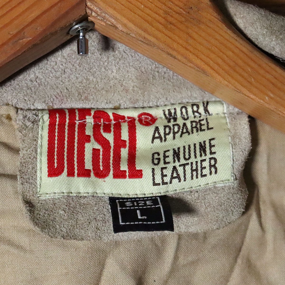 N2S/s12.6-1 DIESEL ディーゼル 本革 スエードレザージャケット 