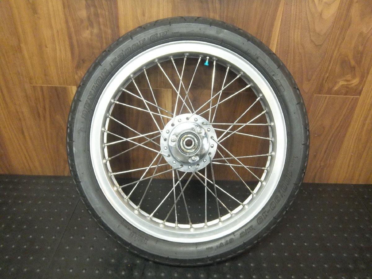 ヤマハ TX650 当時DIDアルミHリム フロントホイール 状態良（初期型